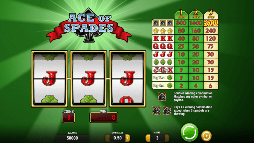 Ace Of Spades Slot Review