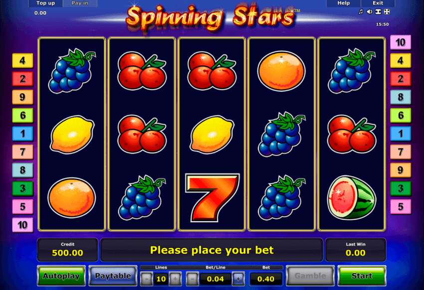 Spinning Stars Slot Game