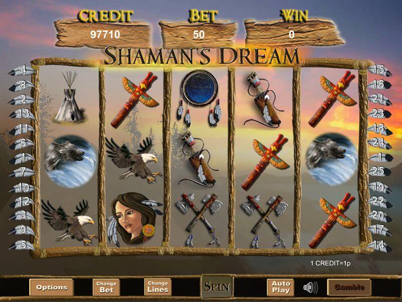 Shaman's Dream Internet Slot